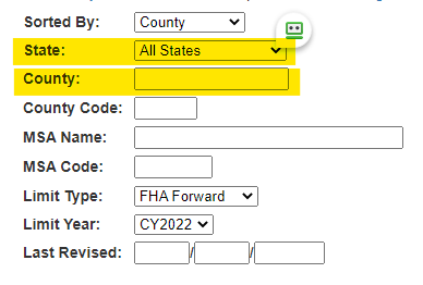 Screenshot of Fannie Mae’s Loan Limit GeoCoder to search a specific address here